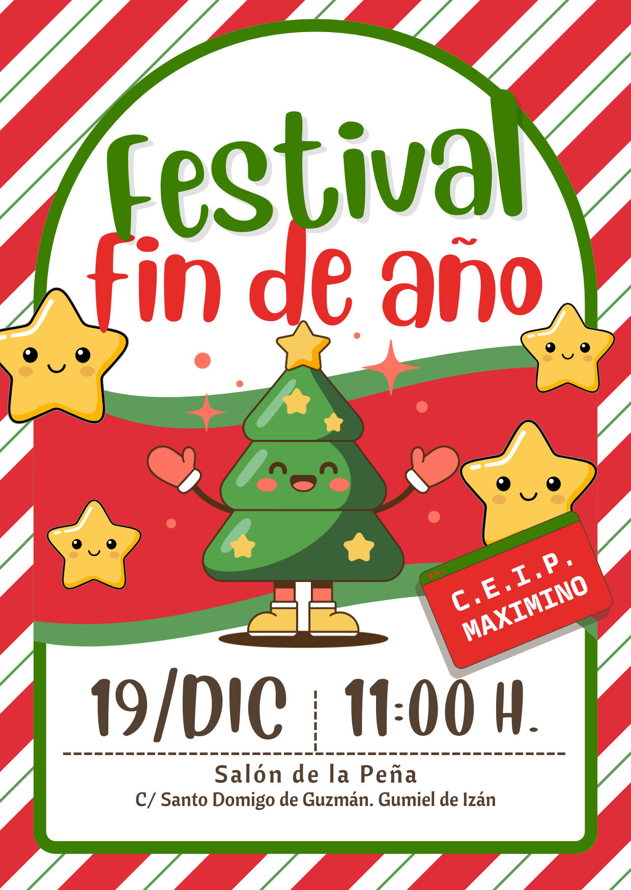 CARTEL FESTIVAL FIN DE AÑO